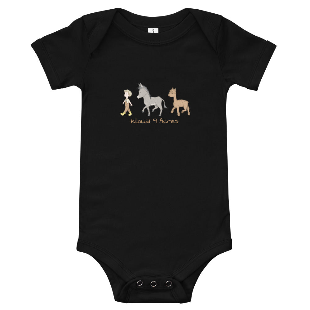 Gunnar, Snickers & Layla Baby short sleeve one piece