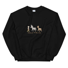 Load image into Gallery viewer, Gunnar, Snickers &amp; Layla Unisex Sweatshirt - Adult
