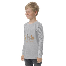 Load image into Gallery viewer, Gunnar, Snickers &amp; Layla Youth long sleeve tee
